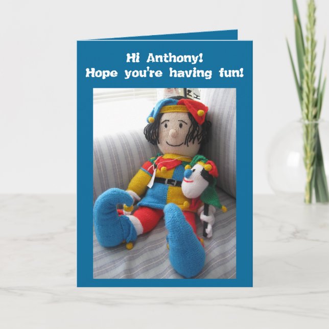 Hi Anthony#6 Thank You Card (Front)