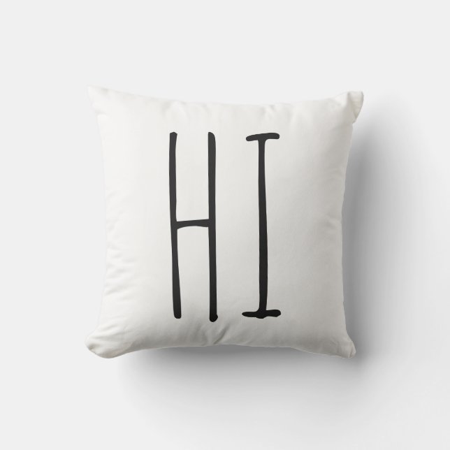 HI / BYE CUSHION (Front)