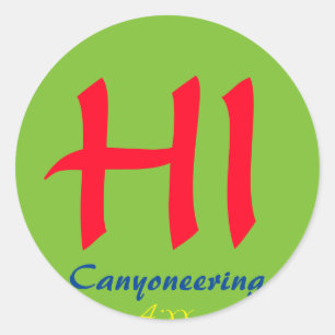 HI canyoneering sticker