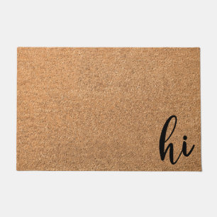 Hi Door Mat, Hello Rug, Funny Welcome Mat