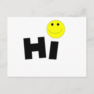 Hi Face) Postcard