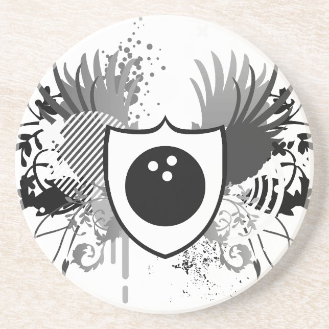 hi-fi bowling coaster (Front)