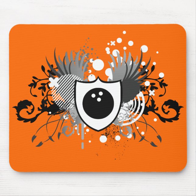 hi-fi bowling mouse pad (Front)