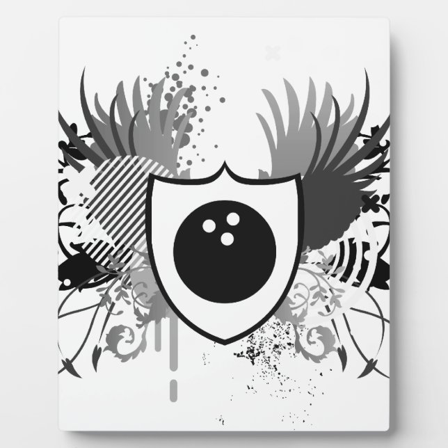 hi-fi bowling plaque (Front)