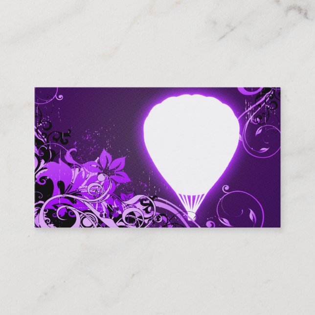 hi-fi hot air balloon business card (Front)