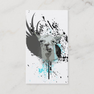 hi-fi llama business card