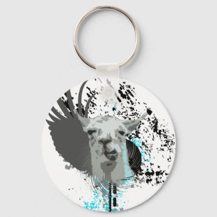 hi-fi llama. key ring