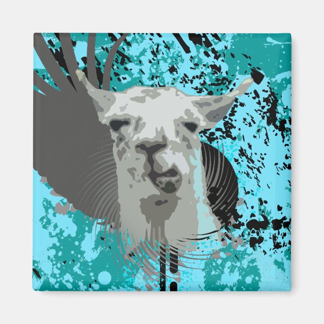 hi-fi llama. magnet (Front)