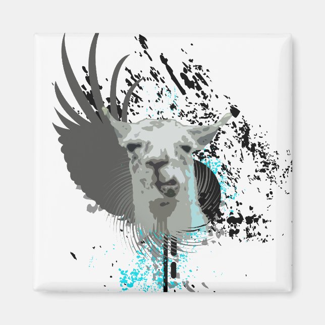 hi-fi llama. magnet (Front)
