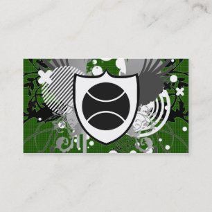 hi-fi plaid tennis business card