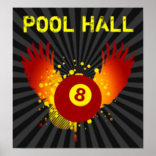 hi-fi pool hall poster