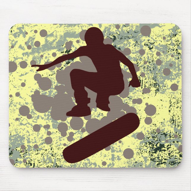 hi-fi skateboarding : bubbles : mouse pad (Front)