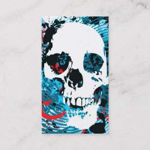 hi-fi skull business card