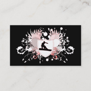 hi-fi snowboard business card