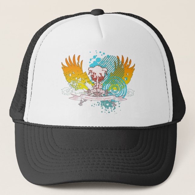 hi-fi tree. trucker hat (Front)