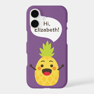 Hi Friends! Pineapple Illustration