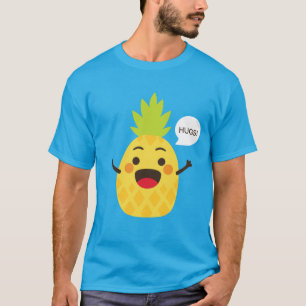 Hi Friends! Pineapple Illustration T-Shirt