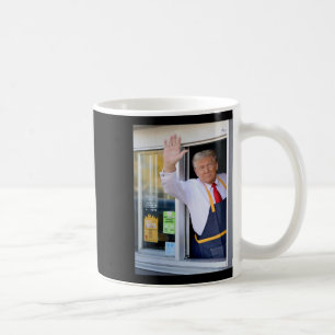 Hi Get Your Burger Donald Trump Cooks Fries Worker Coffee Mug