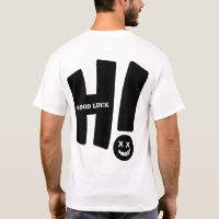 Hi Good Luck Tee - Funny Smiley Face Graphic