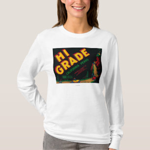 Hi Grade Pear Crate Label T-Shirt