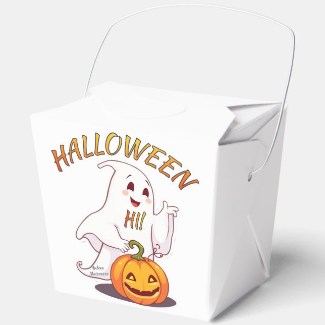 Hi ! Halloween Favour Box (Front)