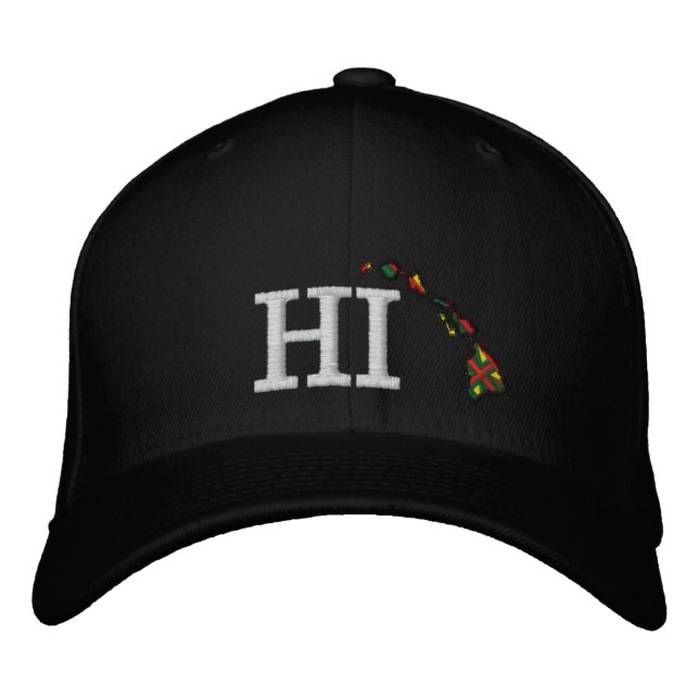 HI Hawaii Embroidered Hat (Front)