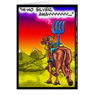 Hi Ho Silver? Fun Lone Ranger Parody Cartoon Gifts