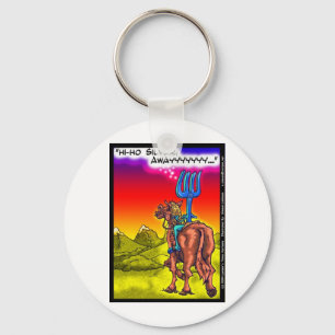 Hi Ho Silver? Fun Lone Ranger Parody Cartoon Gifts Key Ring