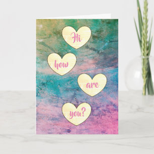 Hi.. how are you card by dalDesignNZ