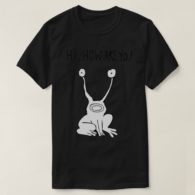 Hi How Are You Daniel Johnston Classic T-Shirt (Design Front)