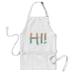 hi! Human intelligence Standard Apron