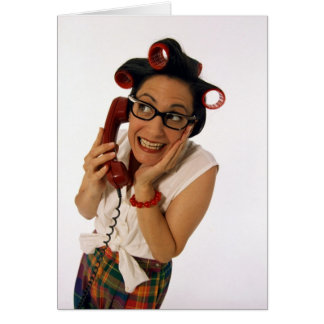 Hi Its Me! Funny Lady on Telephone
