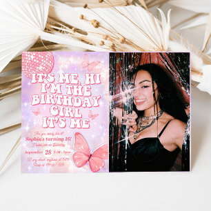 Hi It's Me In My Birthday Era 16th Birthday Invitation