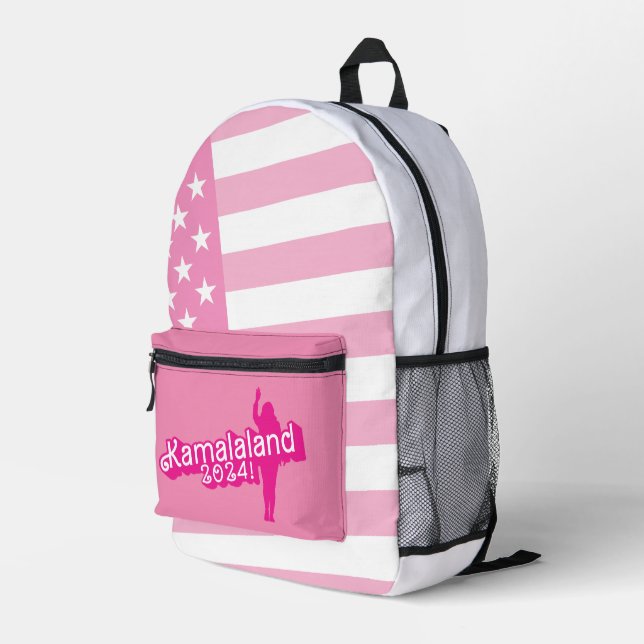 "Hi Kamala" - Backpack (no tagline) (Back Corner Right)