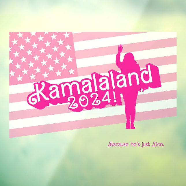 "Hi Kamala" – Wall Decal (tagline A) (Sheet 3)