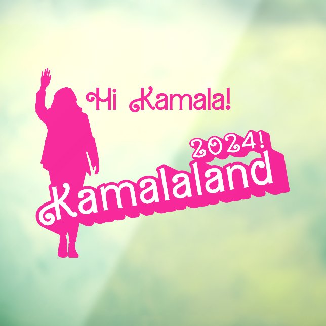 "Hi Kamala" – Wall Decal (tagline B) (Sheet 3)