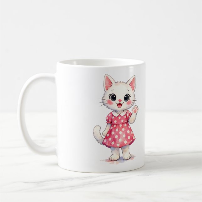 Hi Kitty! Coffee Mug (Left)