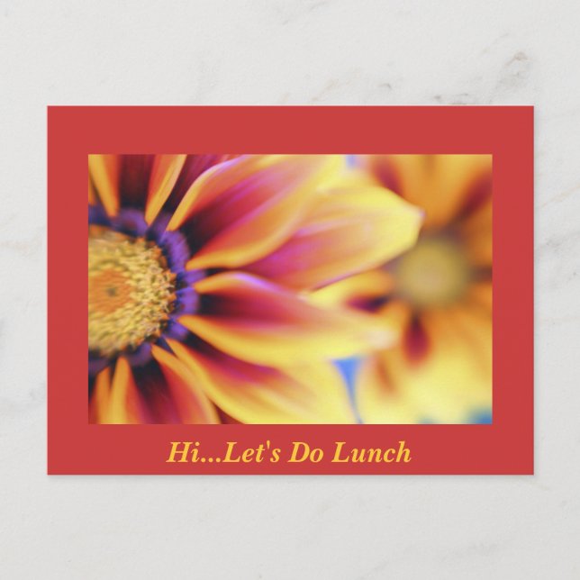 Hi...Let's Do Lunch Postcard (Front)