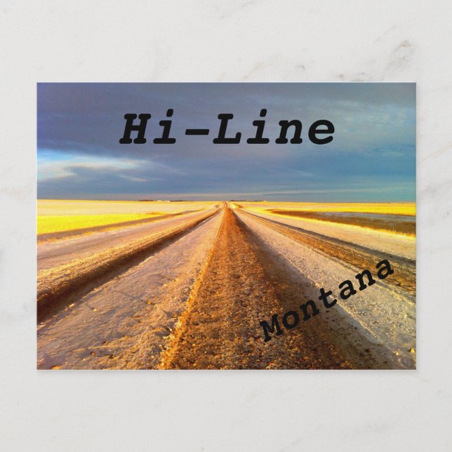 Hi-Line Montana Postcard (Front)