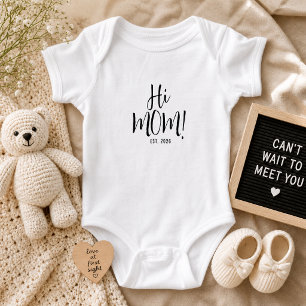 Hi Mum Est 2026 New Mum Baby Bodysuit