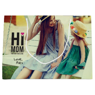 Hi Mum. You are Awesome. Mother's Day Gift. Large Gift Bag