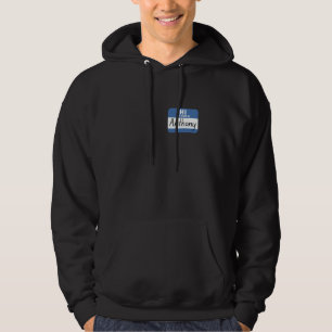 Hi My Name is Anthony Funny Name Tag Hoodie