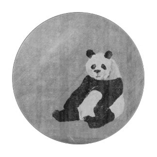 Hi, Panda! Round Cutting Board