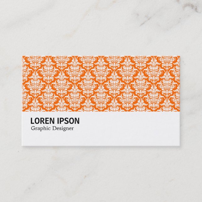 Hi-Phi - 0217 - Damask Pattern Business Card (Front)