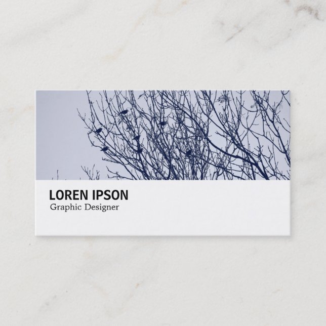 Hi-Phi - Starlings in a Tree Business Card (Front)