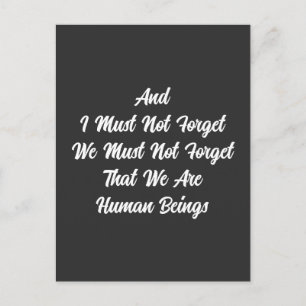 Hi Ren Human Beings Postcard