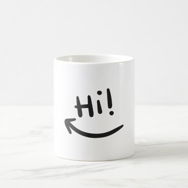 Hi smiling coffee mug (Center)