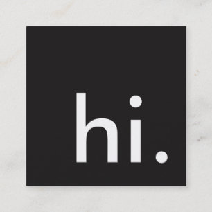 hi square business card