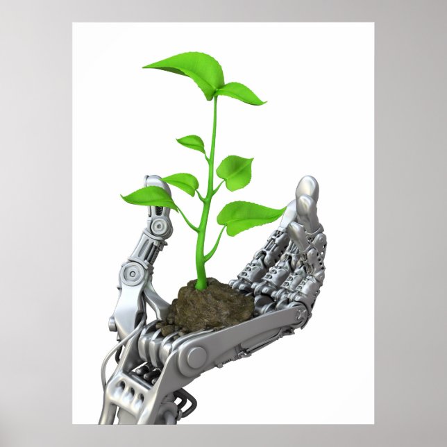 Hi-tech and ecology poster (Front)