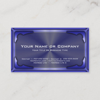 Hi Tech Faux Metallic Card Version 1 with Photo